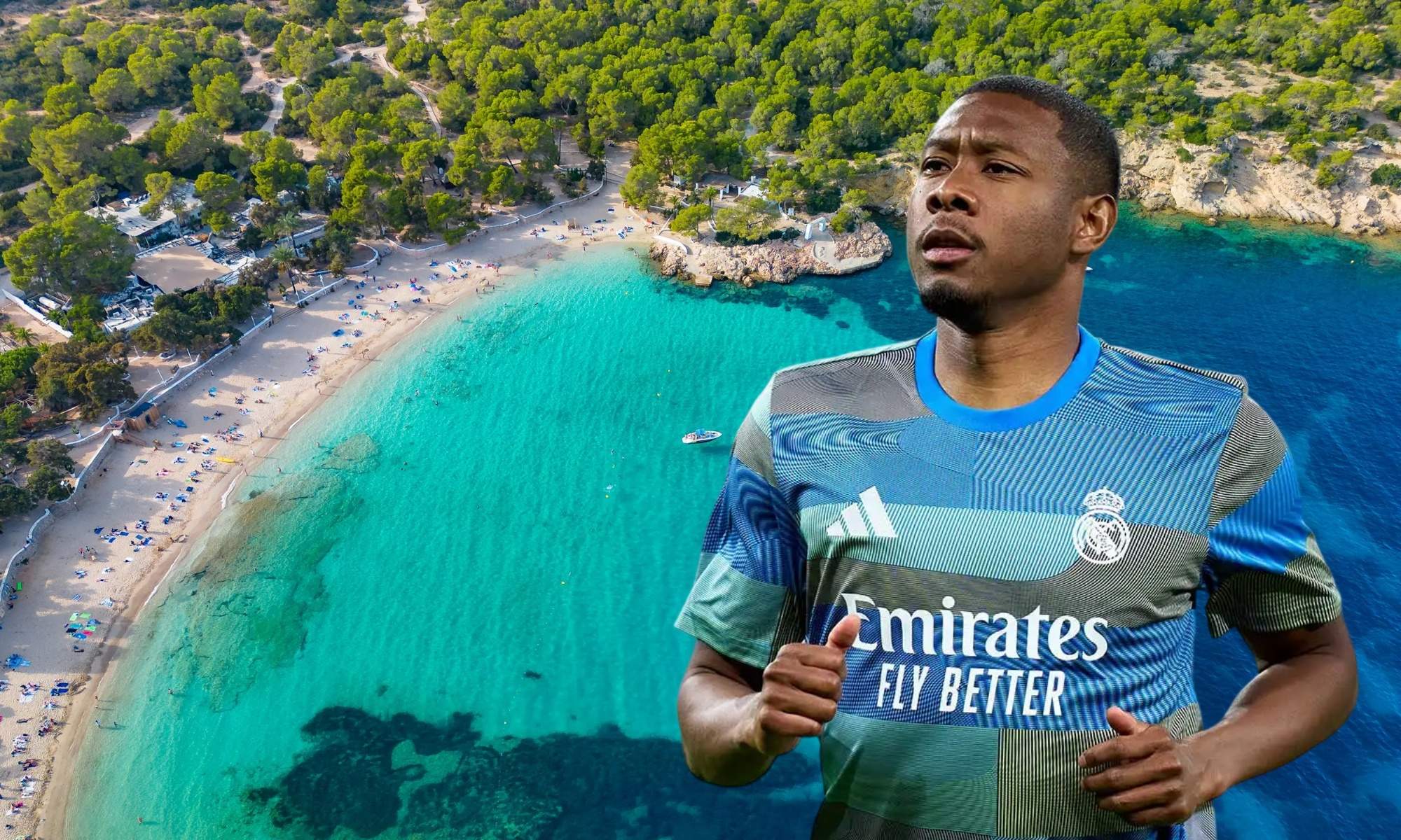 El refugio veraniego en España de David Alaba: playas cristalinas, un recinto amurallado que es patrimonio de la humanidad y 210 kilómetros de costa