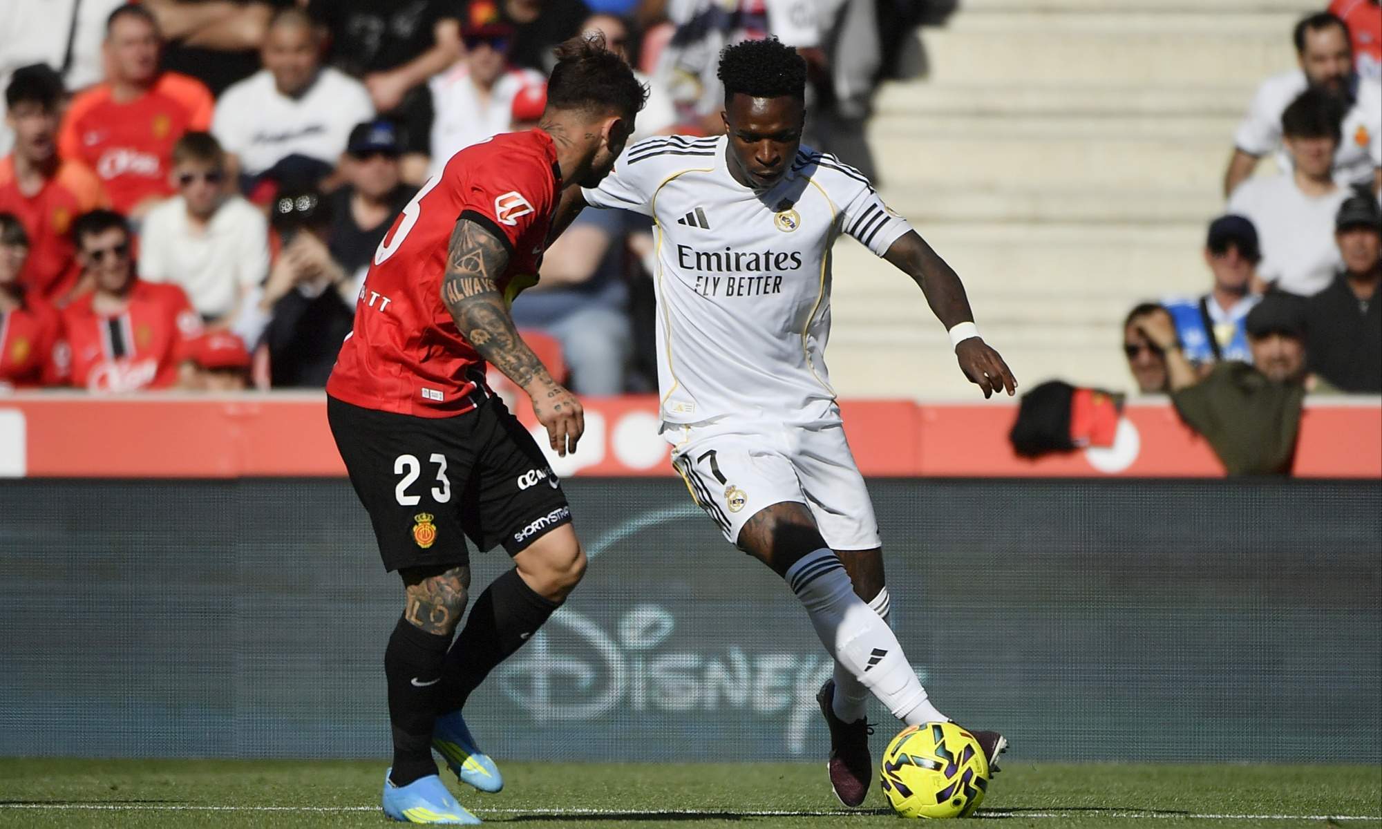 La frase de Vinicius a Maffeo vuelve a viralizarse tras el descenso del Mallorca: "Te vas a Segunda"