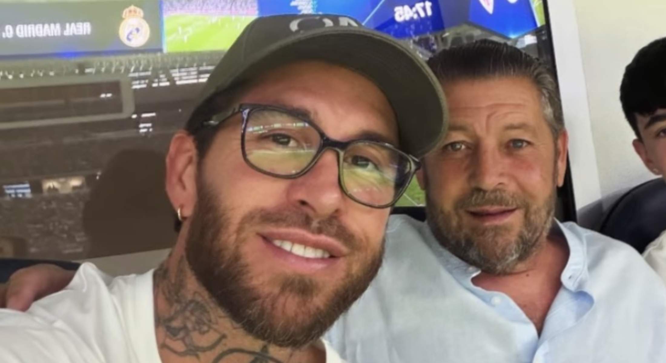 Sergio Ramos estuvo en el Bernabéu tras las reuniones con el Sevilla
