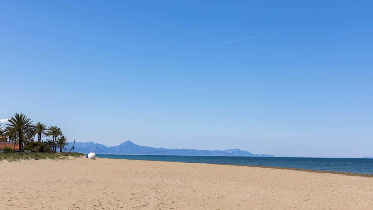 Playa de Les Marines, en Valencia.