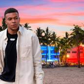 La playa donde desconecta Kylian Mbappé: 4 kilómetros de arena blanca, hoteles Art Decó, y un parque de esculturas submarinas