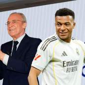 La victoria de Florentino es celebrada por partida doble por Mbappé
