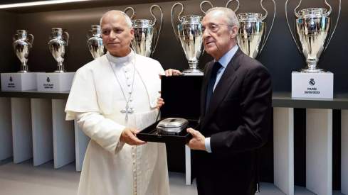 El Papa León XIV se rinde en elogios hacia el Bernabéu