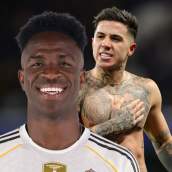 Vinícius Júnior y Enzo Fernández.