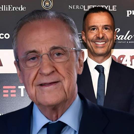 Florentino Pérez y Jorge Mendes. Florentino Pérez y Jorge Mendes.