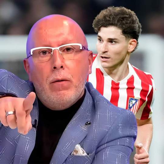 François Gallardo y Julián Álvarez jugando con la camiseta del Atlético de Madrid. François Gallardo y Julián Álvarez jugando con la camiseta del Atlético de Madrid.
