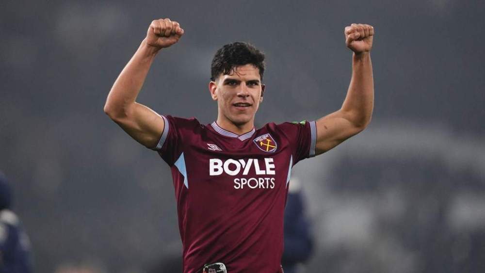 Mateus Fernandes, mediocentro del West Ham. 