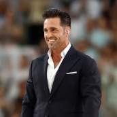 David Bustamante en el Santiago Bernabéu.