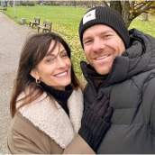 Xabi Alonso y Nagore Aramburu, en una imagen compartida por ellos en redes sociales.