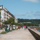 El Paseo Marítimo de Hondarribia. 