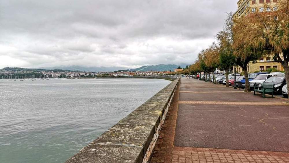 Hondarribia, paseo marítimo de España. Hondarribia, paseo marítimo de España.
