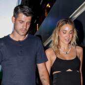 Álvaro Morata, junto a su mujer, Alice Campello, en una fotografía reciente.