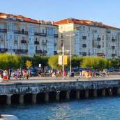 El paseo marítimo de Santander.