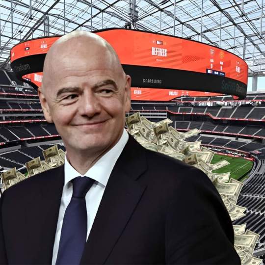 Infantino, dinero y un estadio de Estados unidos.