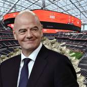 Infantino, dinero y un estadio de Estados unidos.
