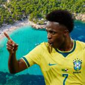 Vinicius Junior se relaja siempre en Ibiza, una isla que destaca por su gran vida nocturna.