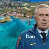 Carlo Ancelotti descansa habitualmente en Cala di Volpe, uno los destinos más exclusivos de Cerdeña.