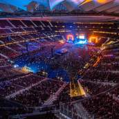 El estadio Metropolitano durante un concierto. 