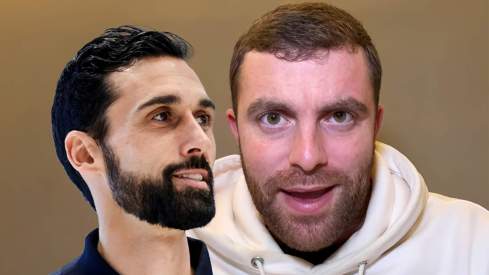 Álvaro Arbeloa y Fabrizio Romano. Álvaro Arbeloa y Fabrizio Romano.