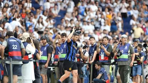 Javier Zanetti se rinde en elogios hacia el Bernabéu Javier Zanetti se rinde en elogios hacia el Bernabéu