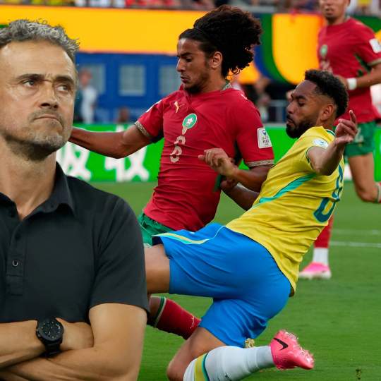 Luis Enrique se interesa por el fichaje de la estrella del partido entre Brasil y Marruecos: "El PSG y dos clubes más quieren a Ayyoub Bouaddi" Luis Enrique se interesa por el fichaje de la estrella del partido entre Brasil y Marruecos: "El PSG y dos clubes más quieren a Ayyoub Bouaddi"