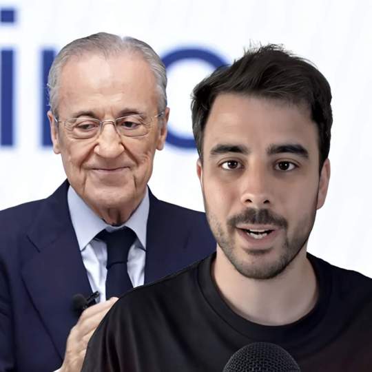 Mario Cortegana y Florentino Pérez. Mario Cortegana y Florentino Pérez.