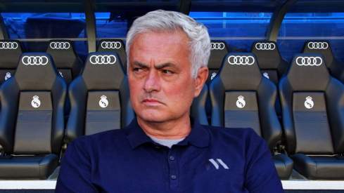 José Mourinho y el banquillo del Real Madrid. José Mourinho y el banquillo del Real Madrid.