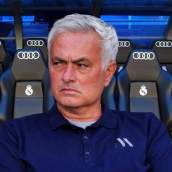 José Mourinho y el banquillo del Real Madrid.