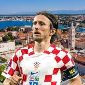 Luka Modric nació en Zadar, una importante ciudad playera de Croacia.