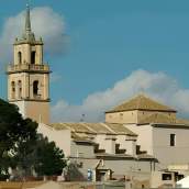 La iglesia de San Pablo en el pueblo Abarán.