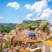 Buñol, un pueblo de la provincia de Valencia. 