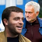 Fabrizio Romano y José Mourinho. 