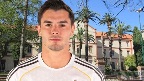 El colegio en el que Brahim Díaz desarrolló parte de su etapa escolar El colegio en el que Brahim Díaz desarrolló parte de su etapa escolar