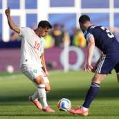 Brahim Díaz hace una gran actuación en el partido contra Escocia