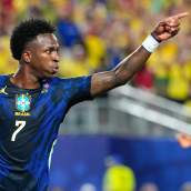 Vinícius iguala a Benzema y Valdano en el arranque del Mundial