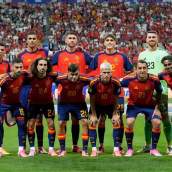 Once titular de la Selección española ante Arabia Saudí, en el encuentro de esta tarde en el Atlanta Stadium.