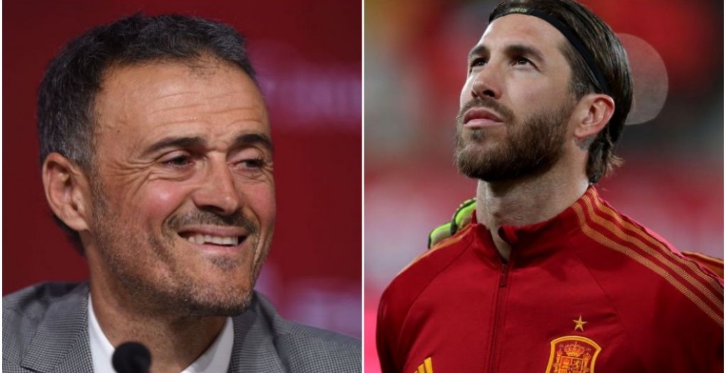 Luis Enrique se rinde a Sergio Ramos en su vuelta a la ...