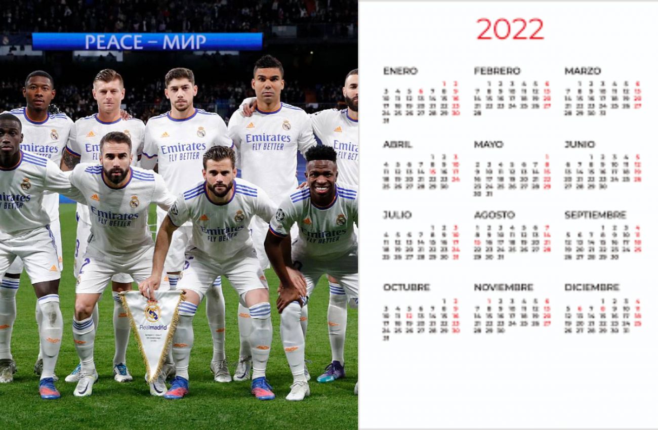 Calendario real madrid 2022/2023