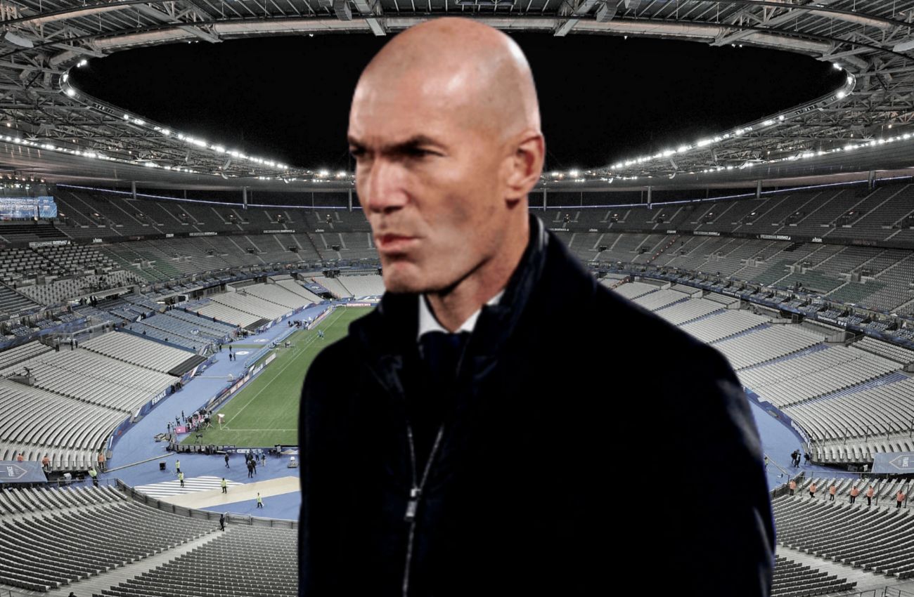 Foto firmada de Francia Zinedine Zidane 