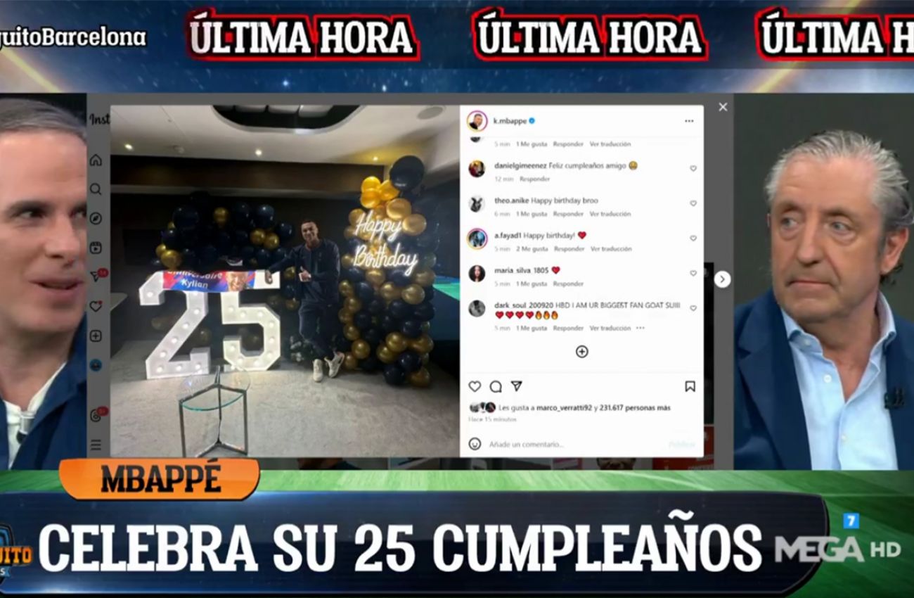 Ahí está el futuro jugador del Real Madrid celebrando su cumpleaños”