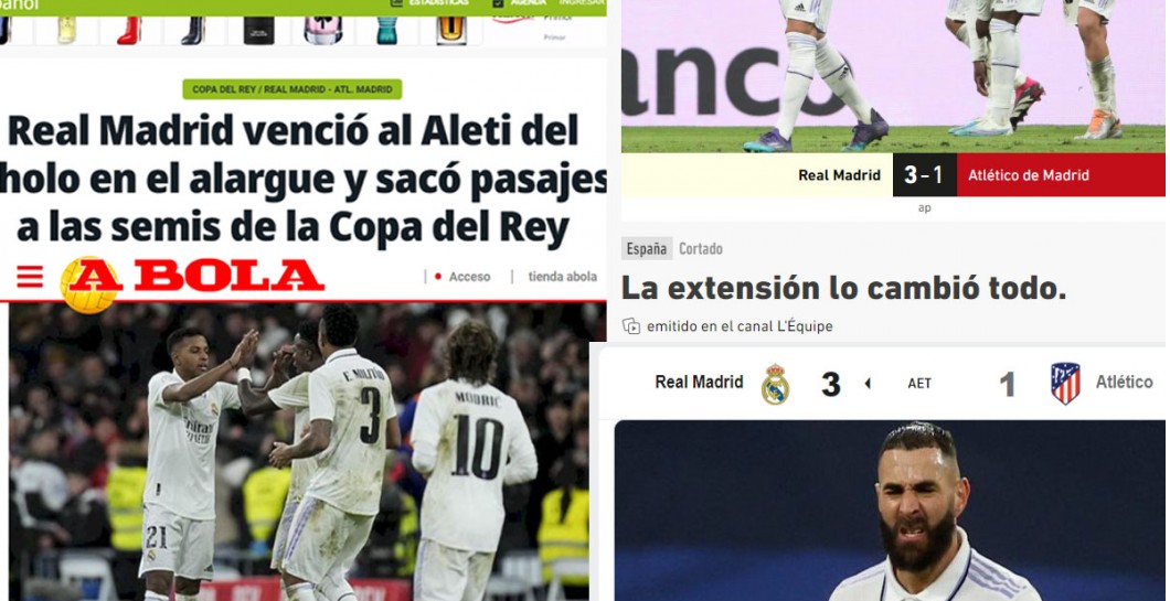 Así Vio La Prensa Internacional La Victoria Del Madrid Ante El Atlético ...