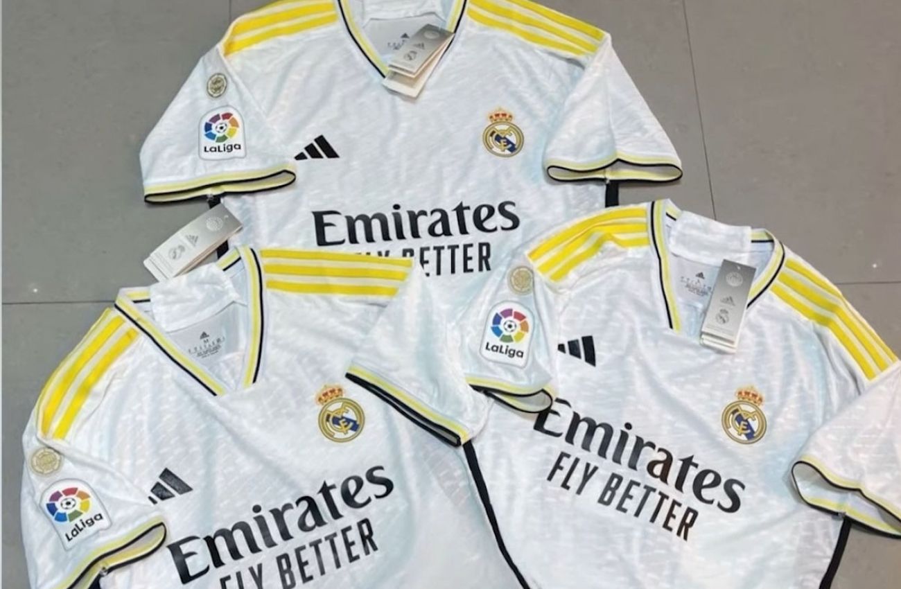 máscara Tejido Shinkan Filtración gorda: así será la nueva equipación del Real Madrid 2023-2024:  vuelve el amarillo y nueva tipografía | Defensa Central